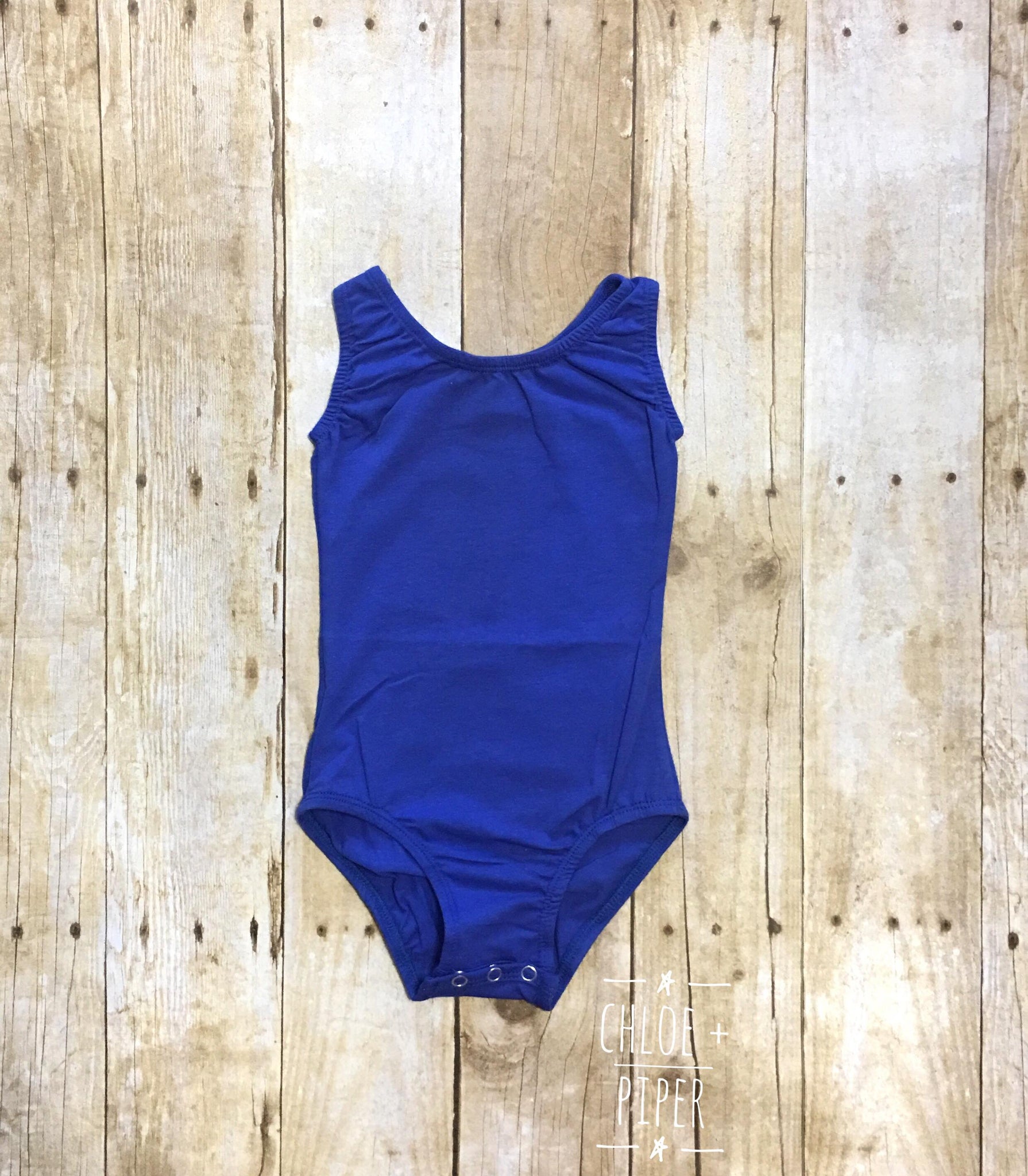 Royal Blue Tank Top Leotard