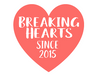 Breaking Hearts Monogram - Customize Date!