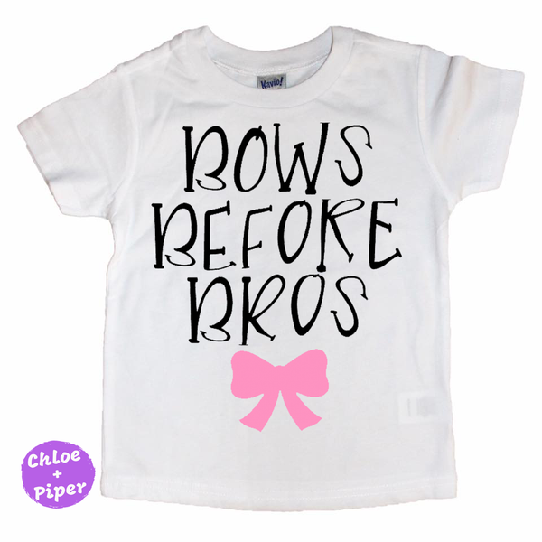 Bows Before Bros Tee