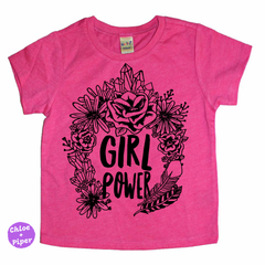 Girl Power Floral Weathe Tee