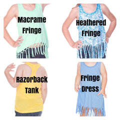 Mermaid/Unicorns/Fairies Razorback Tank