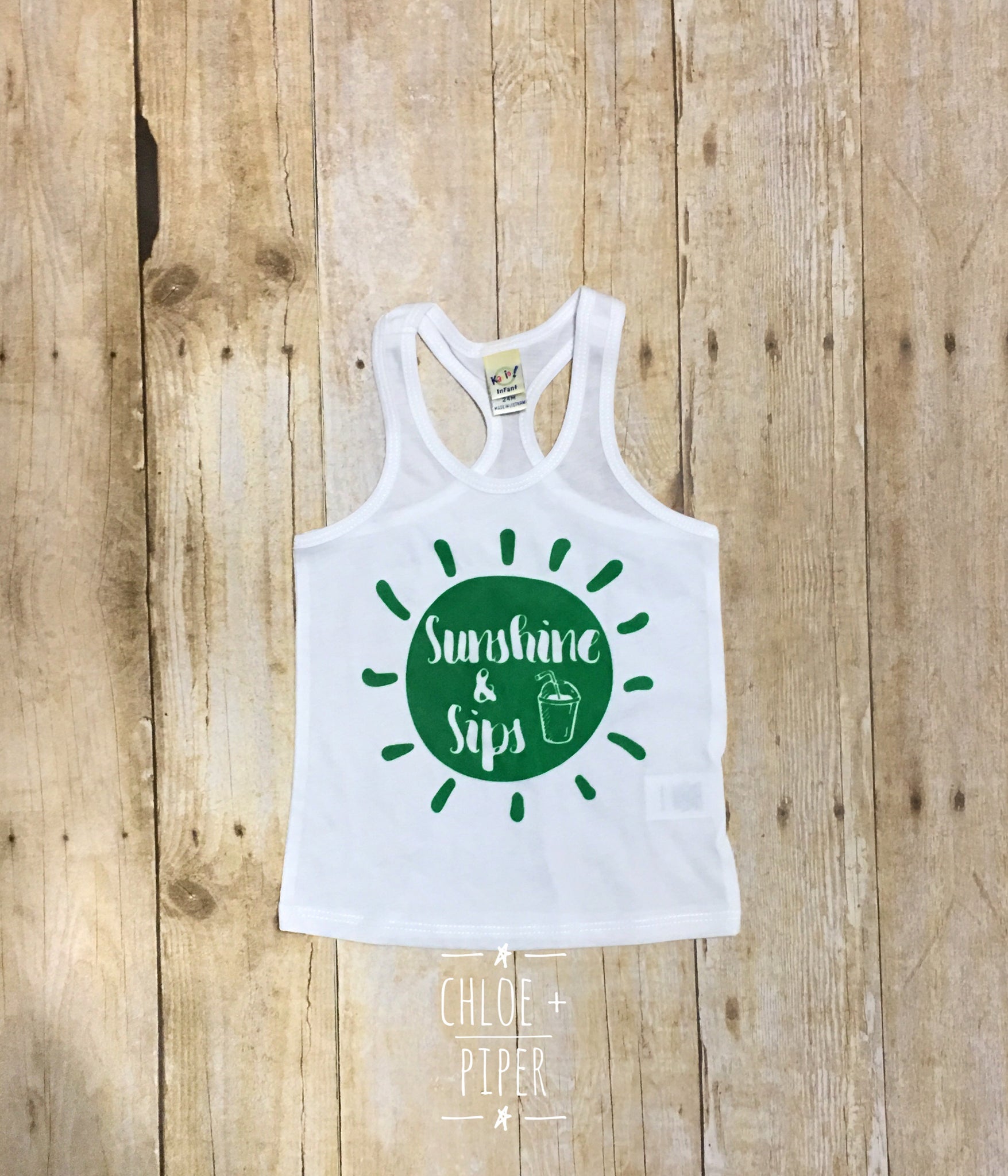 Sunshine & Sips Razorback Tank