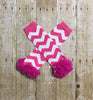 Pink Chevron Leg Warmers