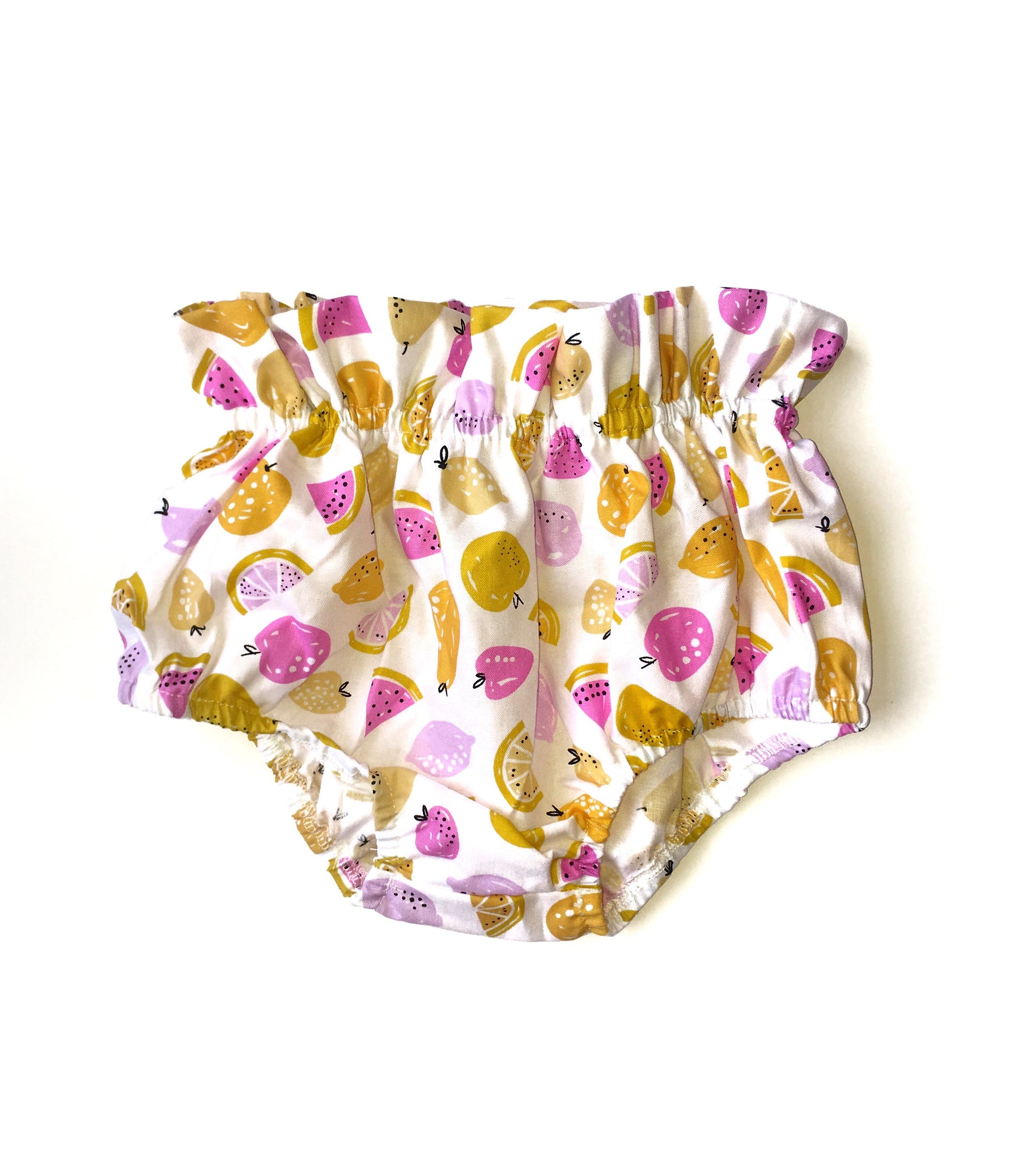 Yellow Fruit High Waisted Bloomers