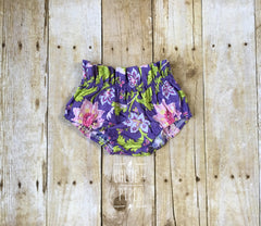 Tapestry Plum High Waisted Bloomer - size up
