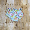 Blue Country Garden High Waisted Bloomers - size up