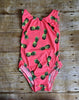 Hot Pink Pineapples Tank Top Leotard (size up)